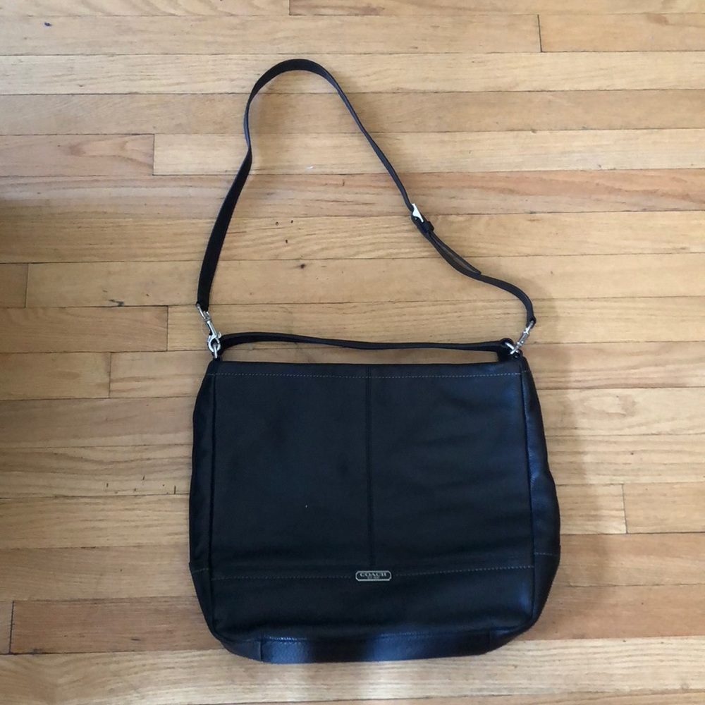 Coach Black Over the Shoulder Purse